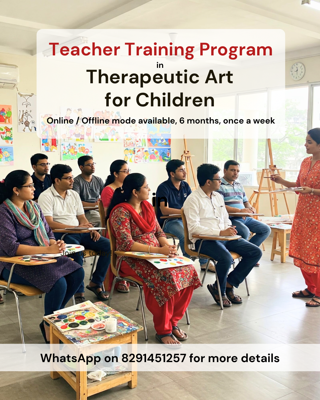 Therapeutic Are teachers training course