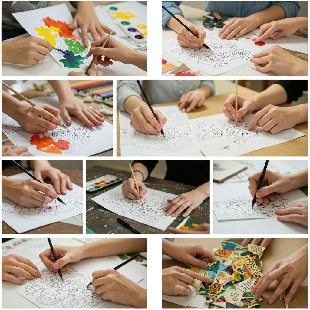 10 days Therapeutic Art journey : Celebrate World Art Day